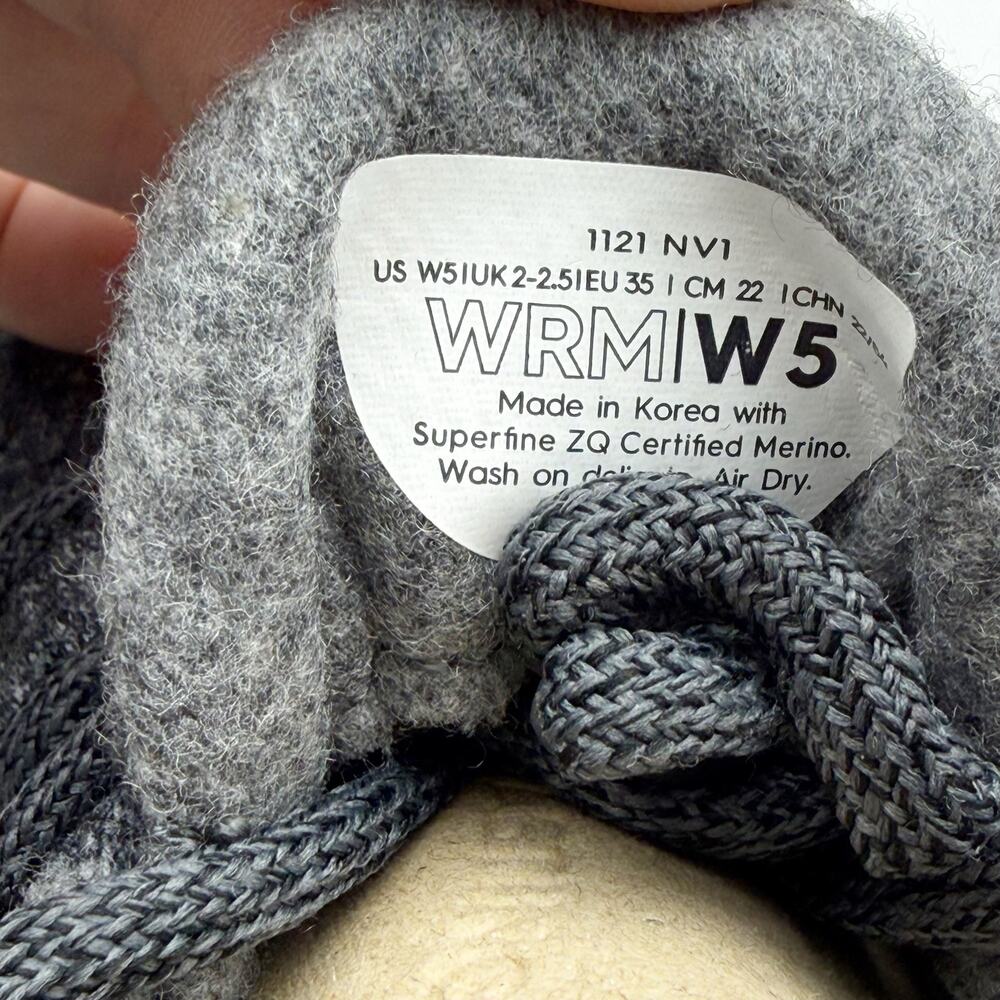 AllBirds Womens Wool Runner Mizzle Casual Sneakers US 5 Grey Water Repellent NIB - Picture 11 of 11